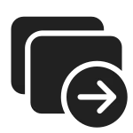 Slide Multiple Arrow Right SVG Icon